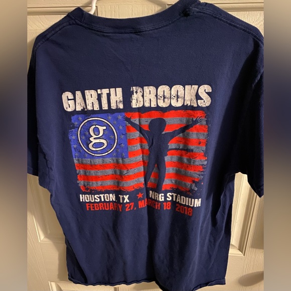 Garth Brooks Houston Tx Mens Large Concert Shirt - Picture 1 of 4